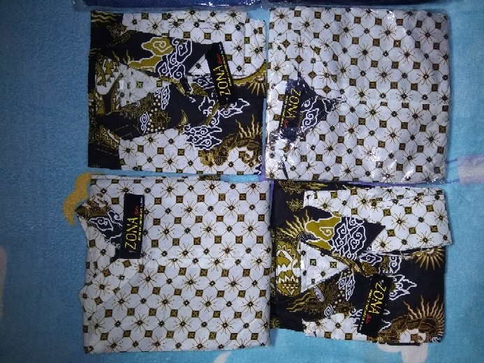 Trolistore Grosir Kemeja Batik Pria Cowok Lengan Panjang Kj Kjp