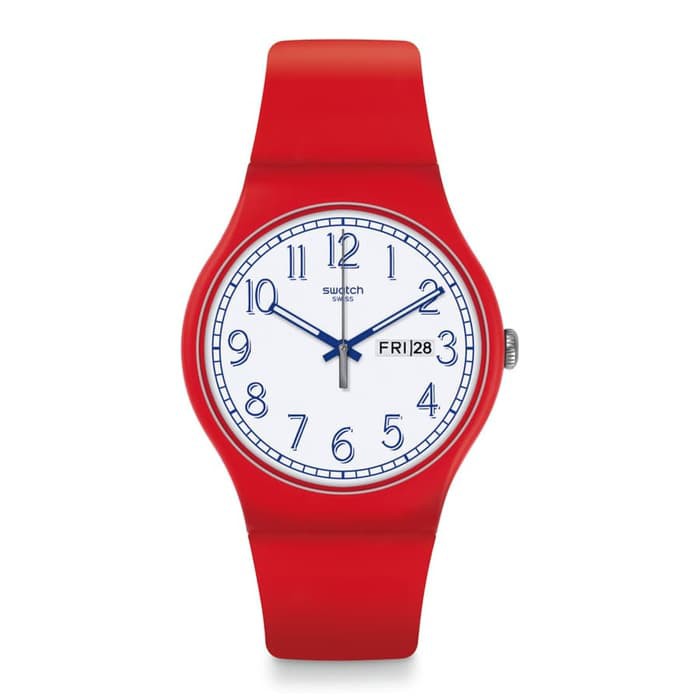 SWATCH SUOR707  Jam Tangan Pria  Merah