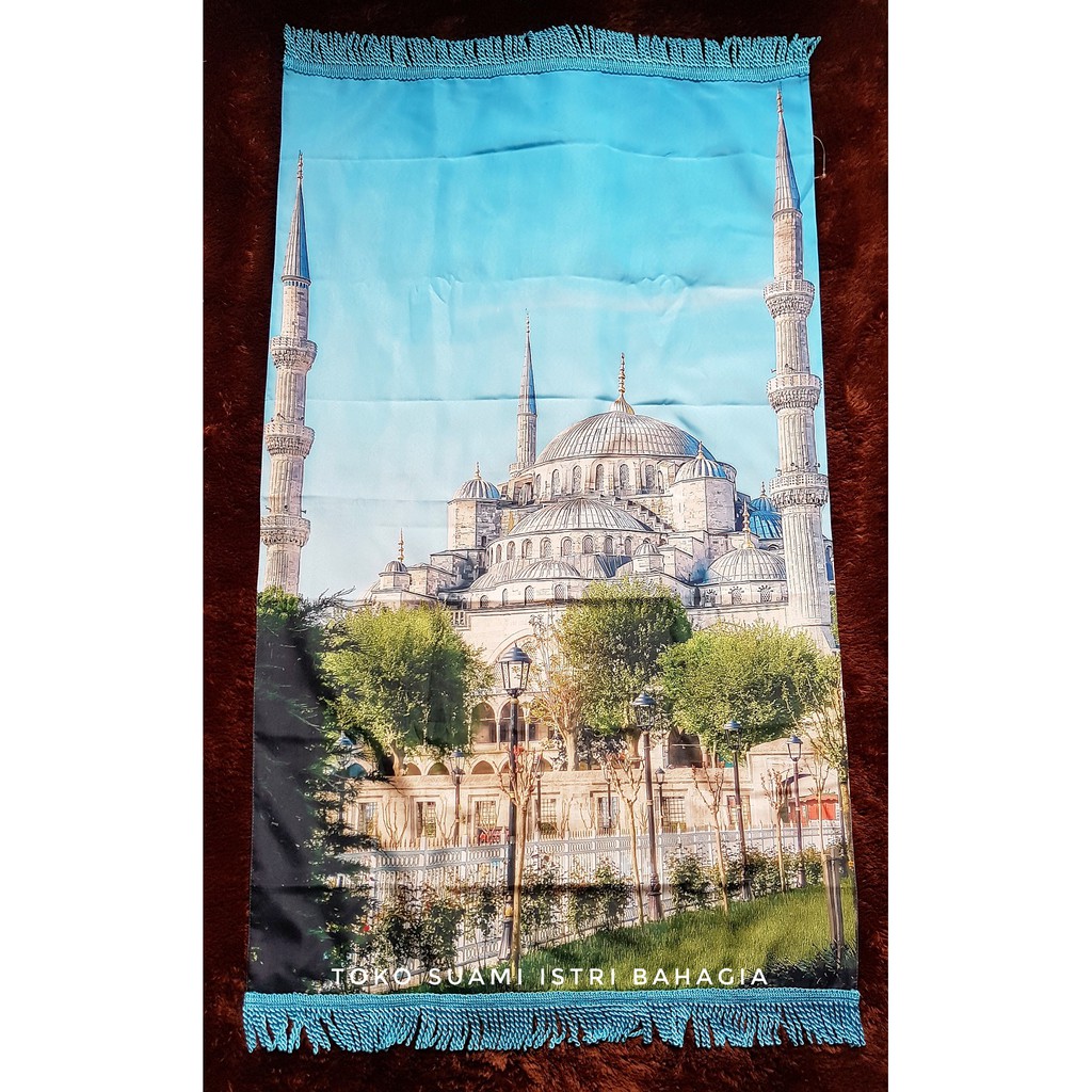 Sajadah Blue Mosque Kembaran Masjid Hagia Sophia Legendaris Premium