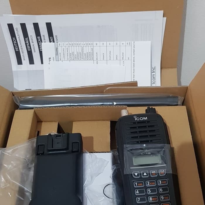 HT ICOM IC-A16E VHF AIR BAND NEW