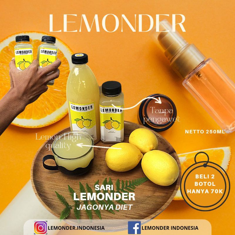 

SARI LEMONDER ( BUY 2 DISKON 20%)