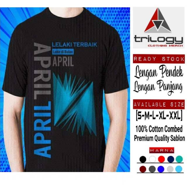 KAOS LELAKI TERBAIK APRIL EDISI APRIL AYAH TERBAIK DESAIN TERBARU