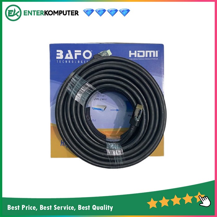 Kabel HDMI 15 Meter V2.0 Merk Bafo