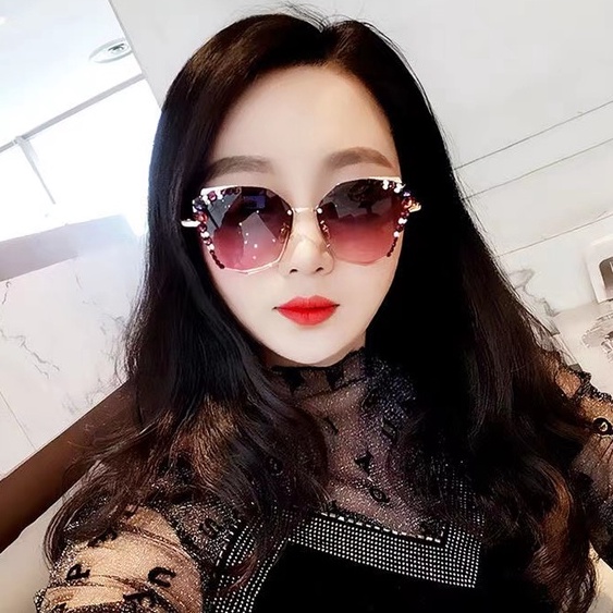 rowling(ka-172)Kacamata  Hitam Terbaru Wanita No Frame Titanium Diamond Style Kacamata Fashion Murah/Kacamata Sunglasses Import Wanita Kacamata Fashion