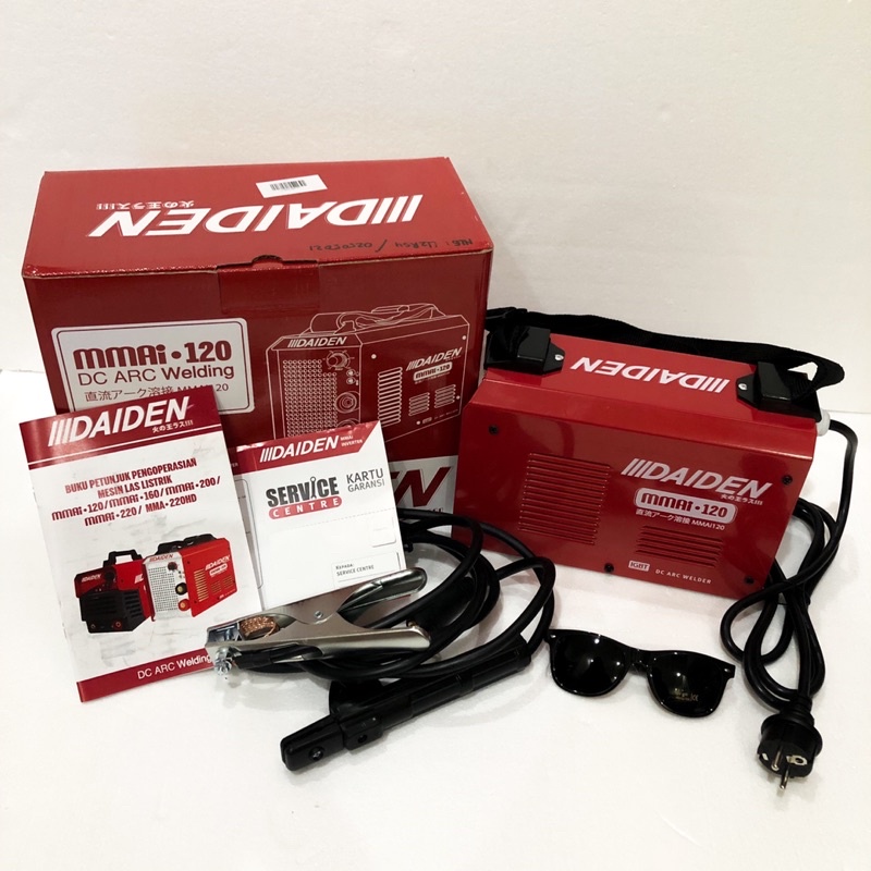 DAIDEN Mesin Las MMAi 120 / Travo Las Inverter Daiden MMAi 120