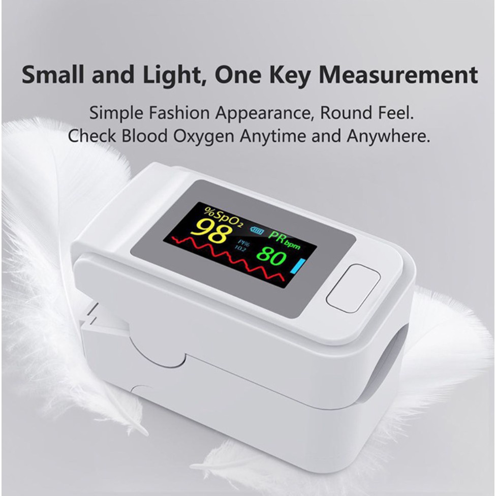 OXIMETER Fingertip Pulse Pengukur Kadar Oksigen Oxymeter Darah Jantung