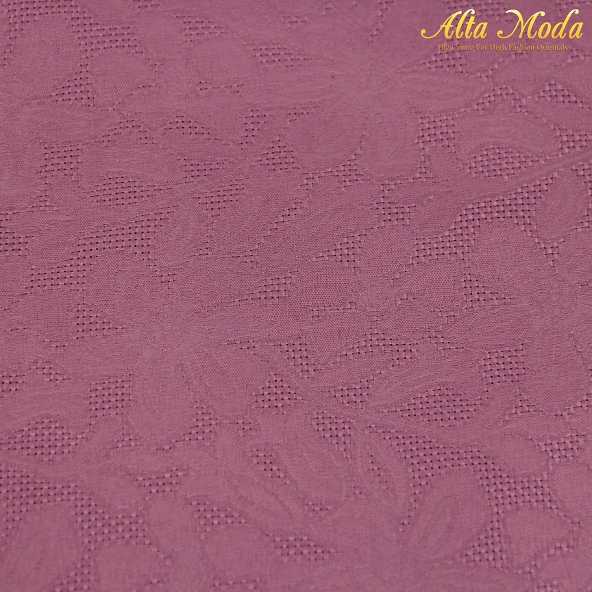 

Alta Moda Linen Jacquard Floral Light Pinky Purple (1M)