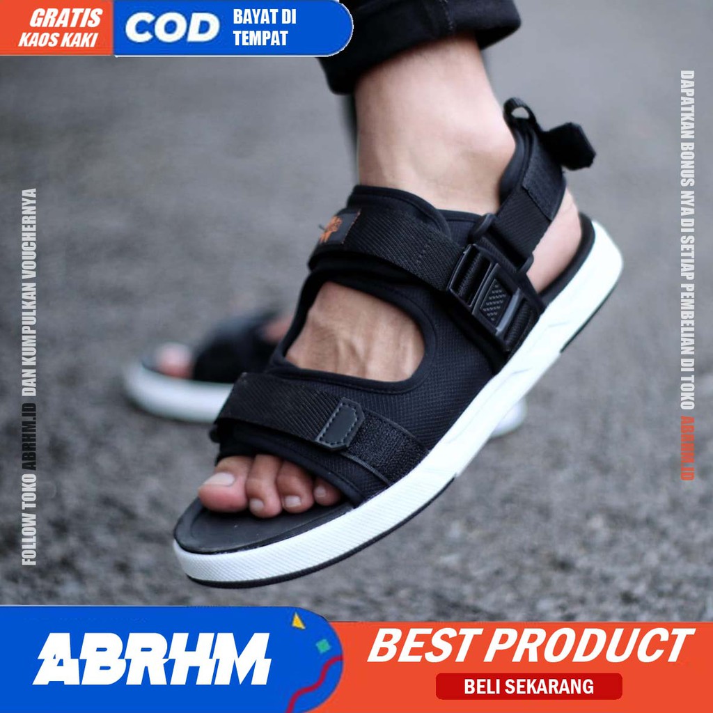 ABRHM Sandal Slide Pria Sandal Slop Pria Sendal Selop Gunung Keren Kekinian