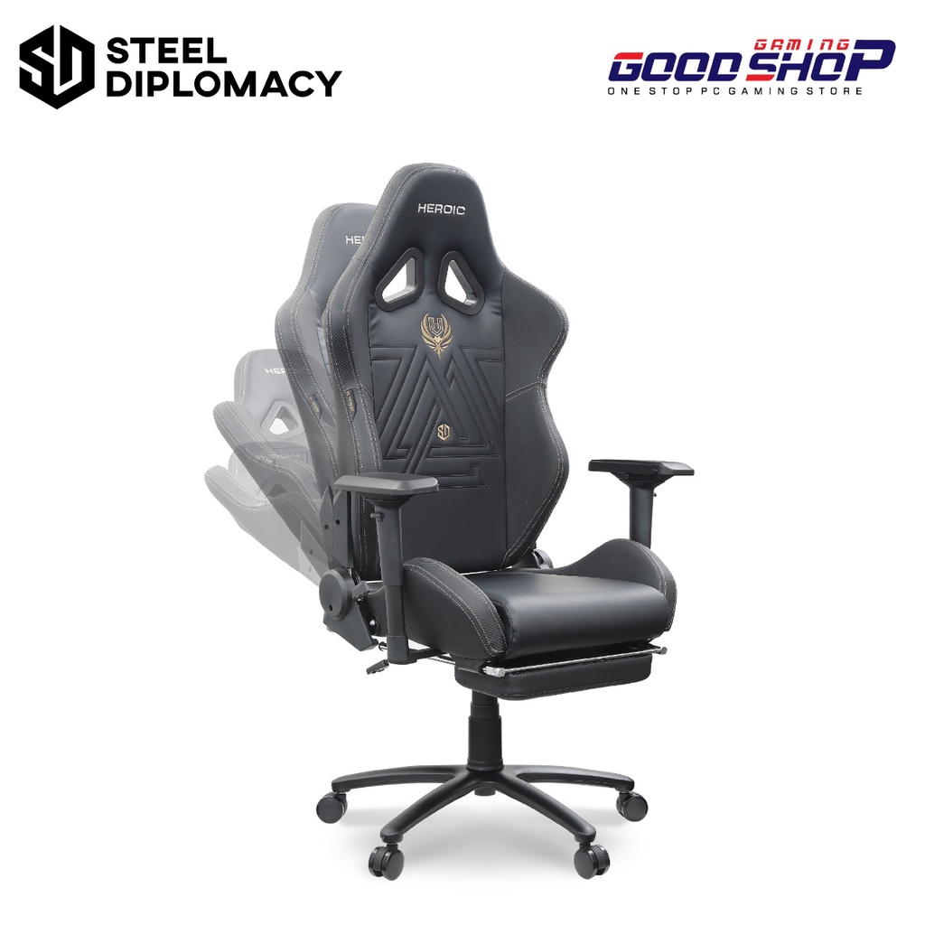 STEELDIPLOMACY Gaming Chair - Heroic V1 (Non Upgraded ArmRest)