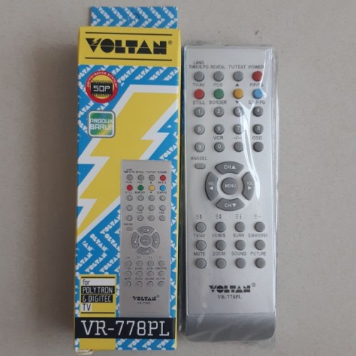 Remote TV Voltan VR-778PL Tabung Polytron &amp; Digitec