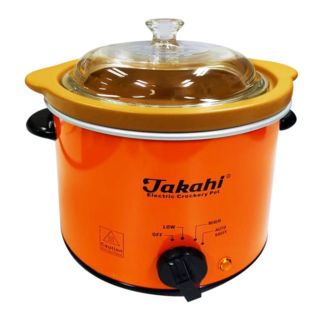 Makassar - Takahi Slow Cooker Crockery Pot (Premium Series) 1.2 L + Palet Kayu/Baby Food Maker MPASI