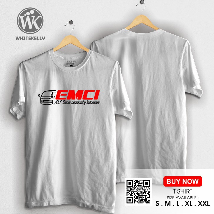 Kaos / Baju / Tshirt Distro Elf mania community Indonesia EMCI Terlaris Termurah   -assiyah