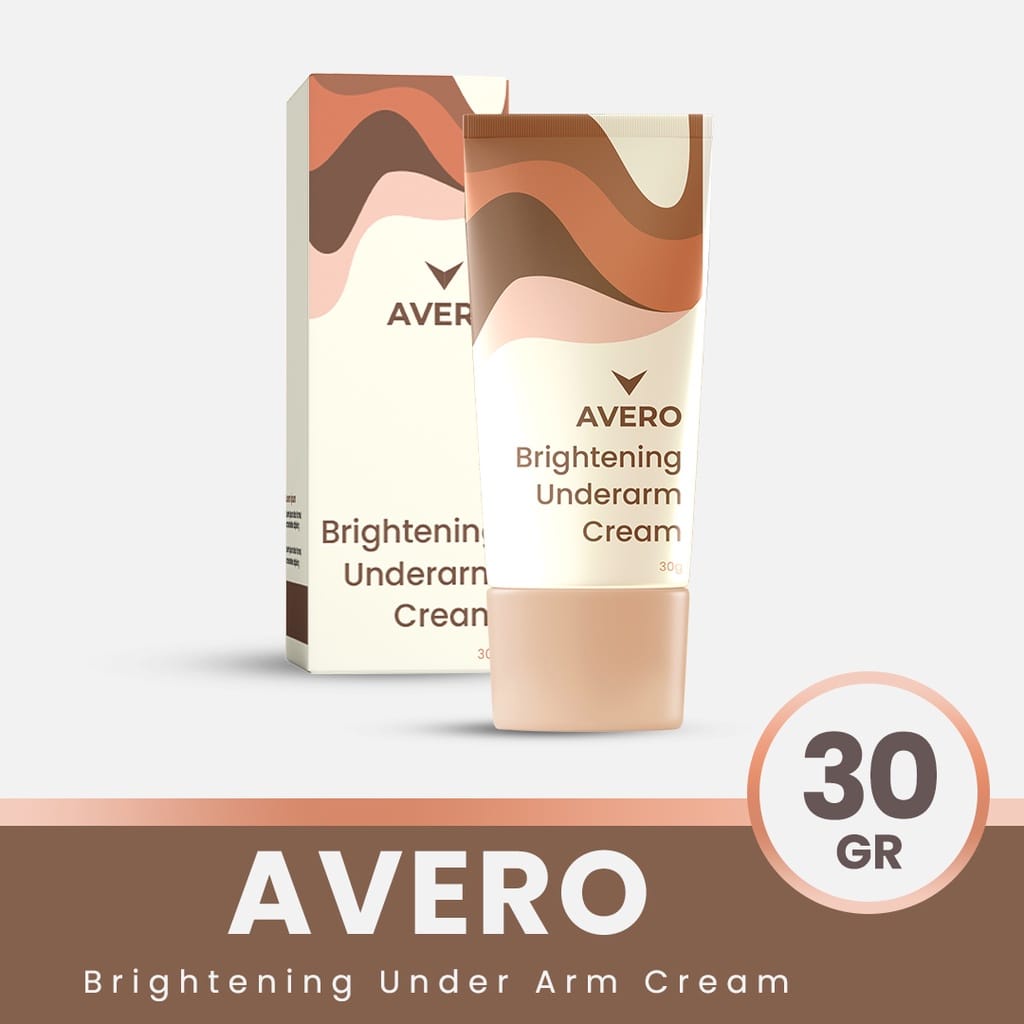 Brightening Underarm Cream Avero BPOM | Krim Pencerah Ketiak &amp; Pemutih Ketiak Cream Pemutih Ketiak