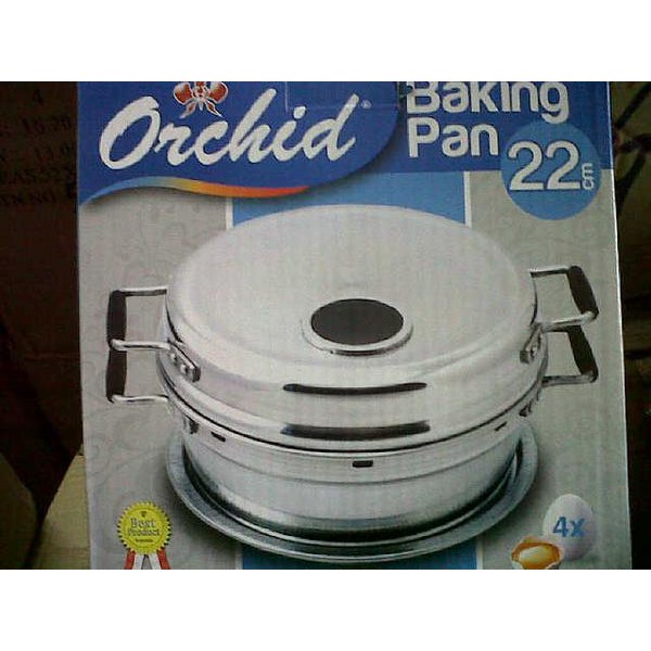 Promo Gratis Panci Oven Pemanggang Cake Bolu Baking Pan Orchid 22 Cm 4 Telur Shopee Indonesia