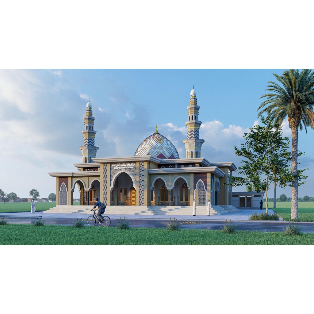 

DESAIN MASJID MODERN 21x23 METER