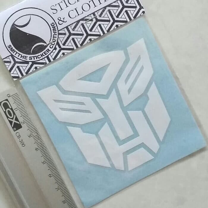Stiker Transformer Logo Transformers Autobots Cutting Sticker Mobil Motor