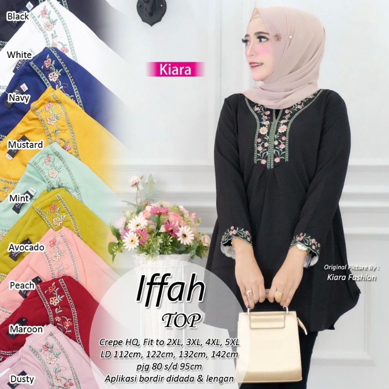 Iffah top by kiara
