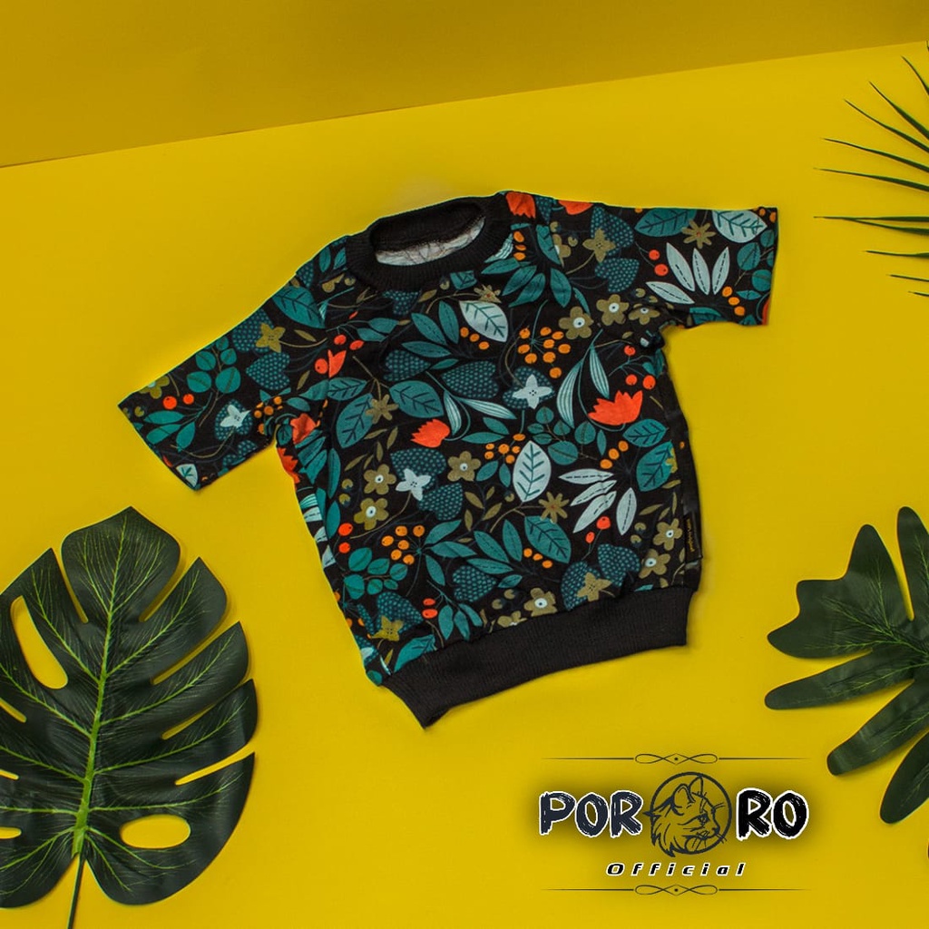 Pororo - Baju Kucing Motif Hawai Lucu Murah  AKsesoris Hewan