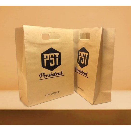 

Paperbag custom dengan handel pond 25x9x34x