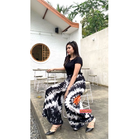 CELANA KULOT TIE DYE WANITA // CELANA TIDUR // CELANA SANTAI