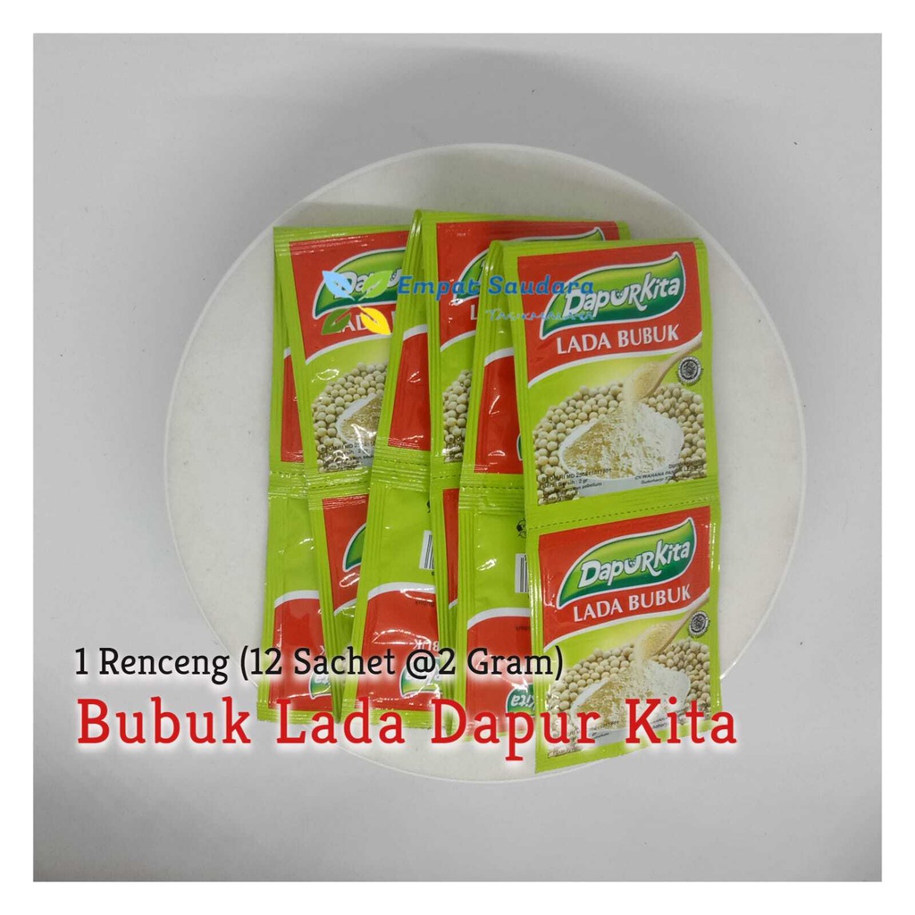 

BUBUK LADA INSTAN RENCENG MERK DAPUR KITA