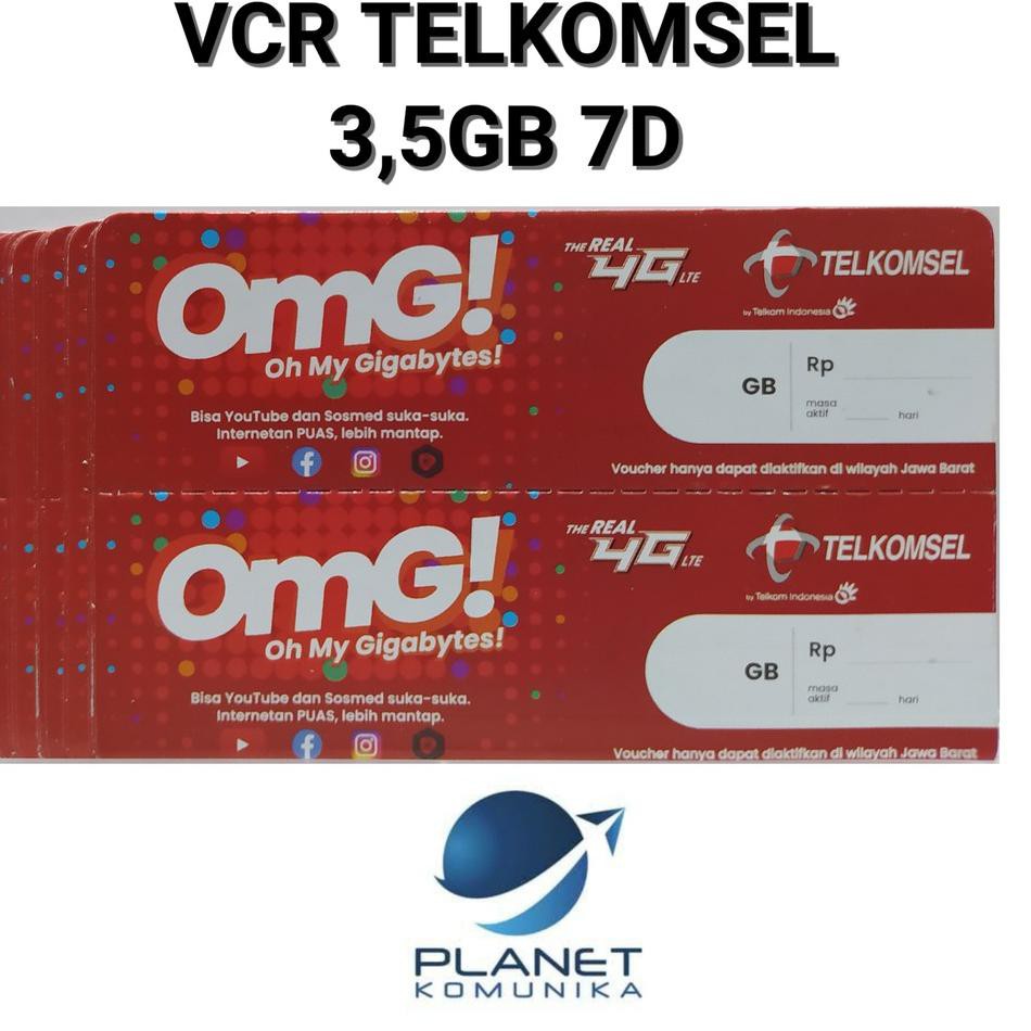 Produk Y9CEB Fisik Telkomsel 3.5GB 76 Readystock