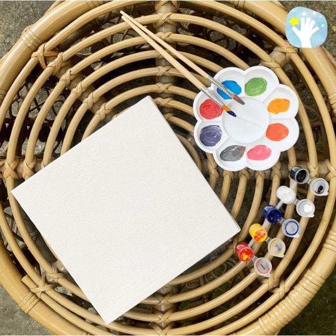 

TERLARIS Blank Canvas Painting Kit (Set Alat Lukis)/CAT AKRILIK SET/CAT AKRILIK SET 24 WARNA/CAT AKRILIK PASTEL/CAT AIR/CAT AIR LUKIS SET/CAT AIR GIOTTO/KUAS LUKIS 1 SET/KUAS LUKIS KECIL/KUAS LUKIS LENGKAP/KANVAS LUKIS/KANVAS LUKIS SKETSA/KANVAS LUKIS