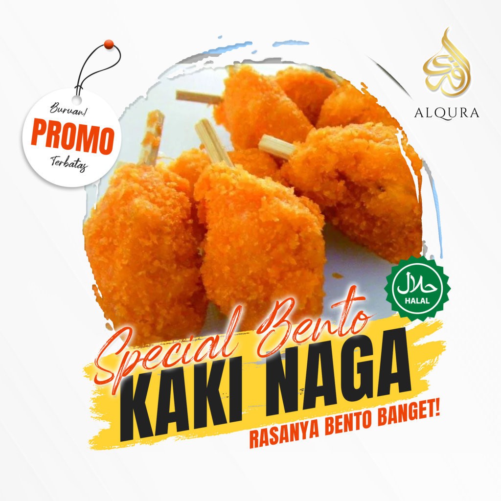 

Nugget Bento Kaki Naga Daging Ayam & Ikan - Enak Lezat Halal