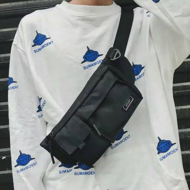 TAS SELEMPANG KANVAS PRIA-TAS DADA IMPORT COWOK-TAS BAHU-SLINGBAG-SHOLDERBAG-TAS BRANDED