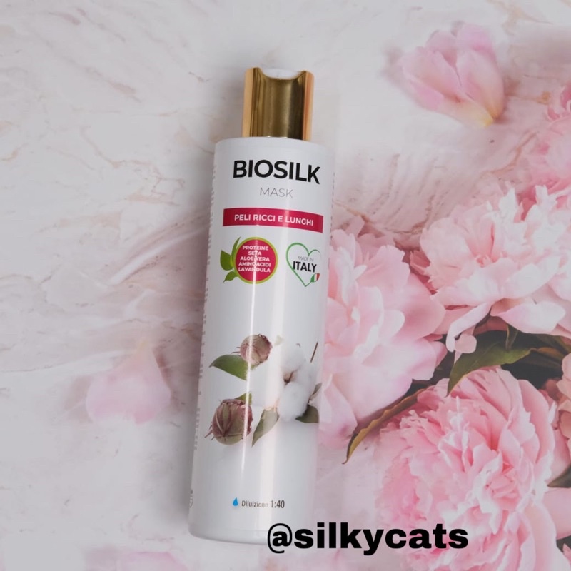 ARIES BIOSILK BALSAMO , conditioner untuk bulu kucing kering dan susah diatur