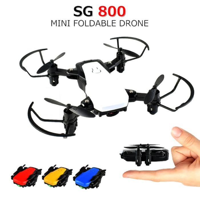 promo SALE Mini Drone 4 Axis WiFi   SG800   White mirip dji mavic