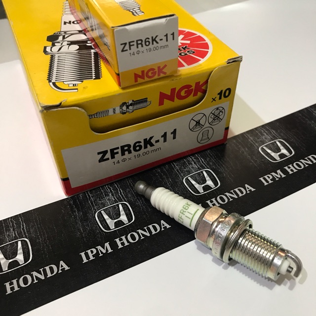 Busi NGK ZFR6K-11 Honda CRV GEN 2 RD4 RD5 2002-2006 CRv GEN 3 2400cc 2007-2012 Stream 2.0 2000cc 2002-2006 Accord CM5 2003-2007 Jazz GD3 City GD8 VTEC 2003-2008 Civic FD1 FD2 2006-2011