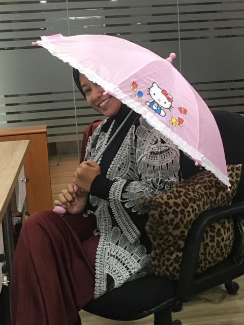 Promo Payung Anak Karakter Hello Kitty Pink