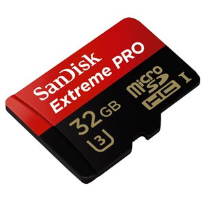 MicroSD Sandisk Extreme Pro 32GB R100MB/s W90MB/S V30 - SDSQXCG-032G