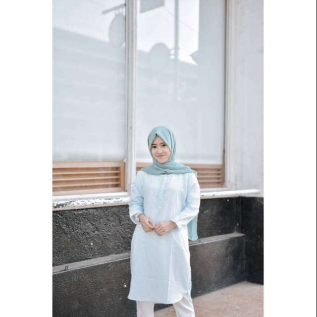 Poppy Mint Tunik