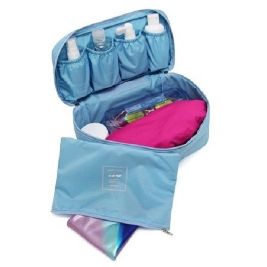 TBI KOREAN TRAVEL STORAGE BAG MULTIFUNCTION ORGANIZER UNTUK  BRA, COSMETIC, BABY, DLL