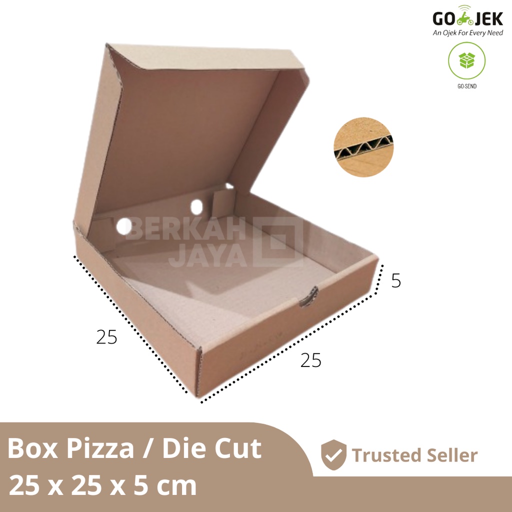 

Box Valentine / Hampers Valentine / Gift Valentine / Kado Valentine / Kardus Polos Box Die Cut 25x25x5 (Kardus Pizza Coklat 25 x 25 x 5 cm)