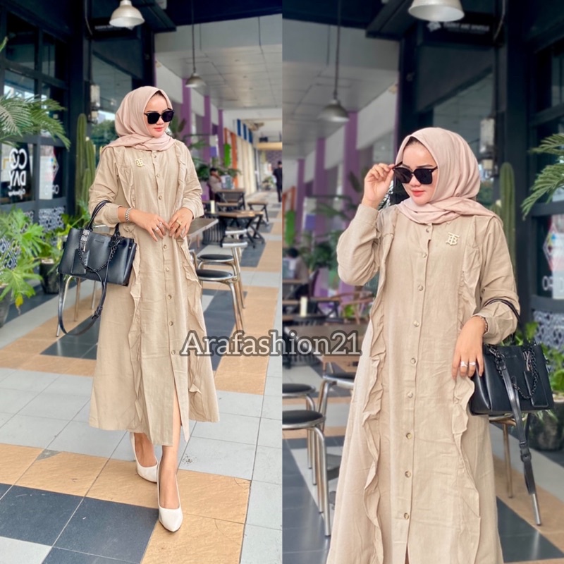 Midi Dess Shaqueenara By TRQ (NEW Ready)