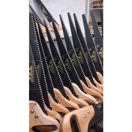 Gergaji potong kayu dan bambu bahan baja 100% siap pakai