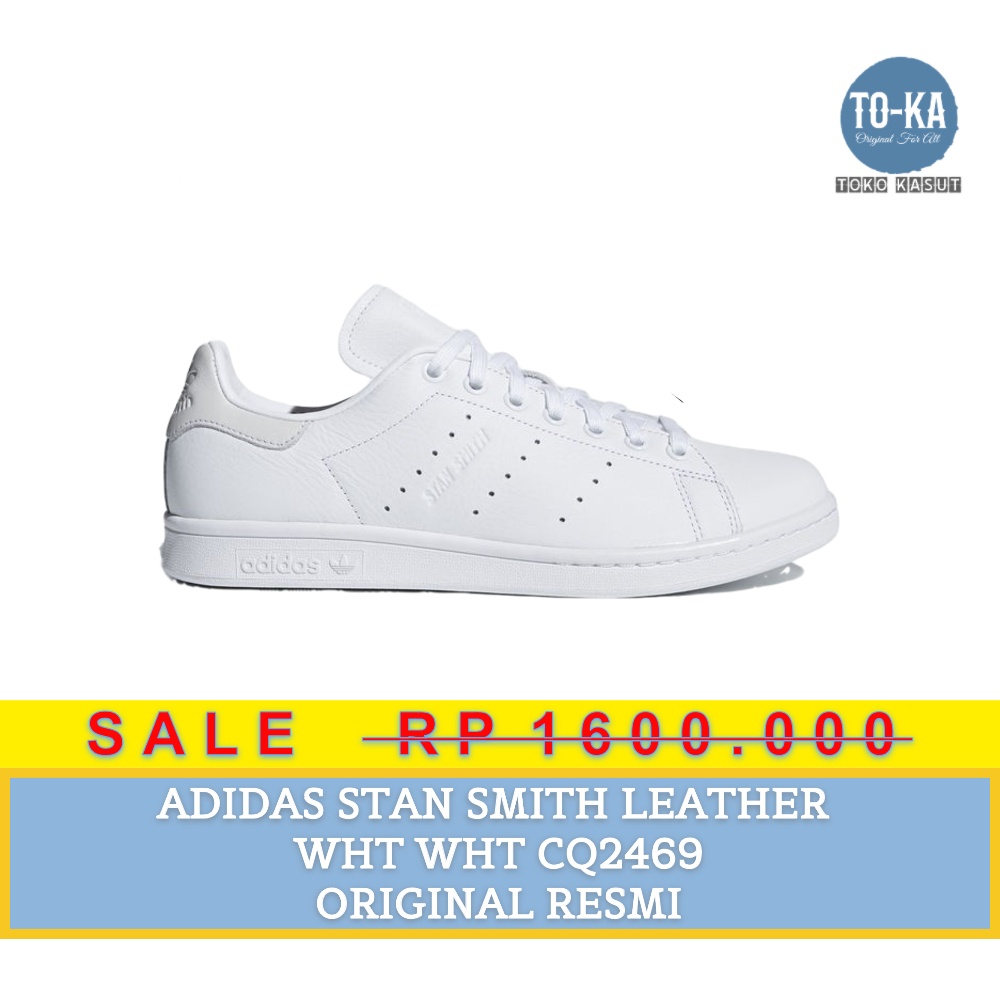 ADIDAS STAN SMITH LEATHER WHT WHT WHT CQ2469