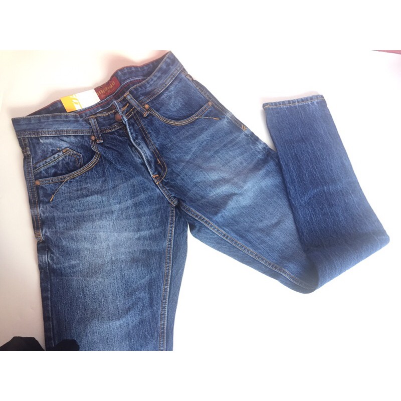 CELANA Jeans Pria Bindigo Standar Panjang Premium Original
