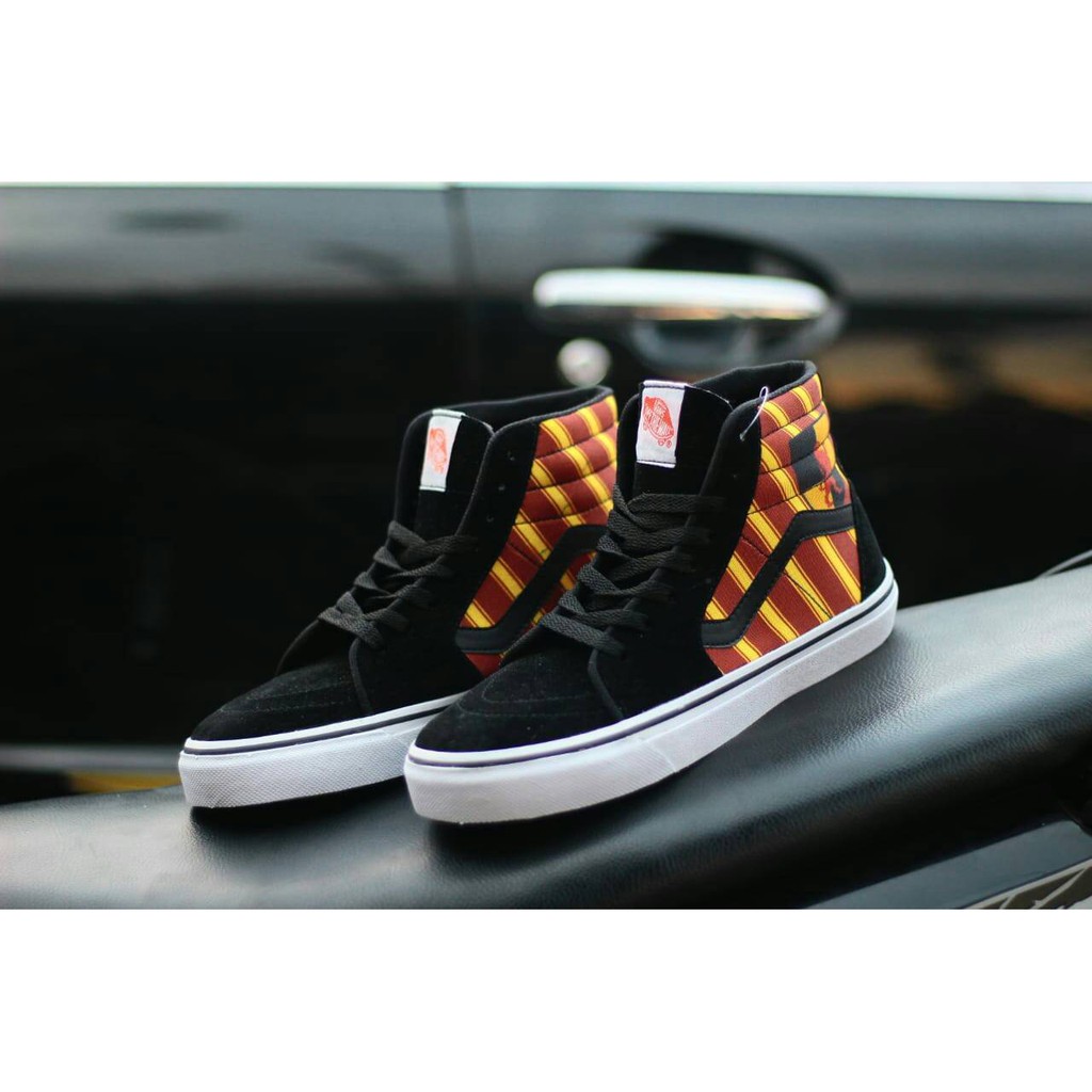 SEPATU VANS SK8 HIGH VANS TINGGI OLDSKOOL MOTIF PREMIUM CASUAL DT