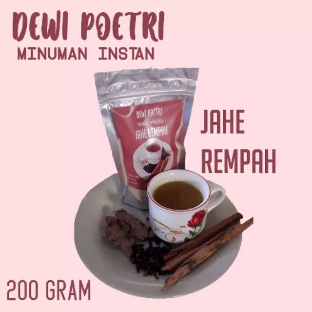 

Minuman Instan Jahe Merah dan Rempah "DEWI POETRI" 200 gram