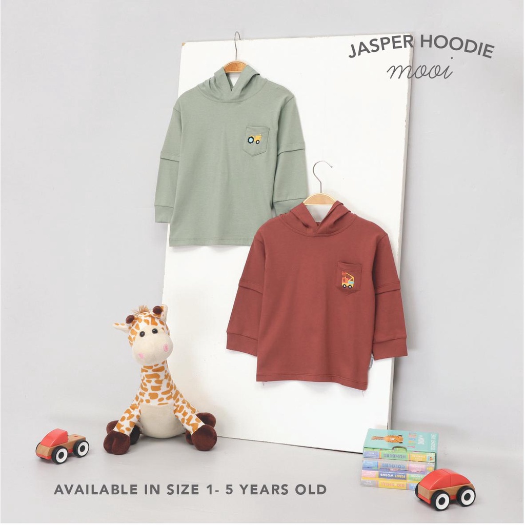 PROMO 7.7 PROMO BAJU LEBARAN MURAH MOOI JASPER HOODIE HOODIE ANAK FASHION ANAK LAKI LAKI 1 - 5 TAHUN