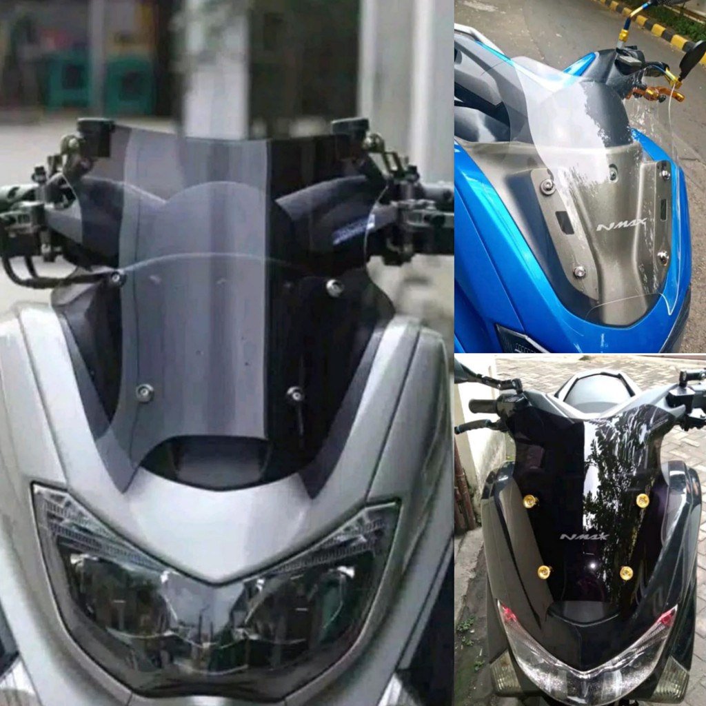 VISOR NMAX LAMA DAN NEW BARU MODEL OCITO TDR VECTOR  STANDAR WINDSHIELD VISOR NMAX NEW 2020-2020 VISOR NMAX LAMA 2014-2019 WINSIL NMAX KACA ANGIN NMAX WINSHILD NMAX MODEL TDR OCITO VECTOR STANDAR BAHAN TEBAL DAN PRESISI