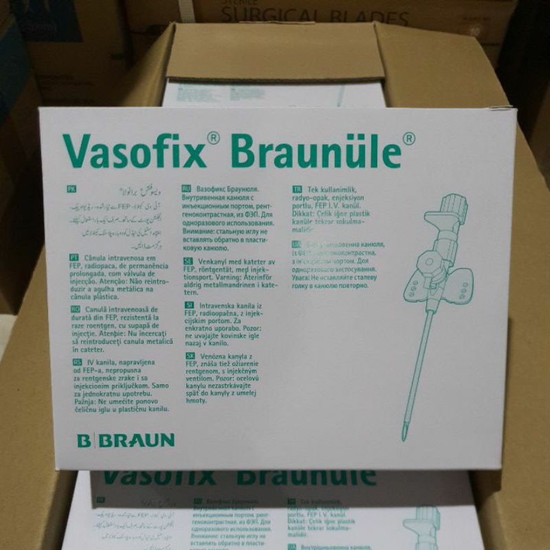 Vasofix 22 G BBraun / Vasofix B Braun 22G / IV Canula