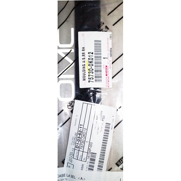 Pelipit Pintu Karet Kaca Luar Innova 75710-0K012 75720-0K012 75730-0K012 75740-0K012