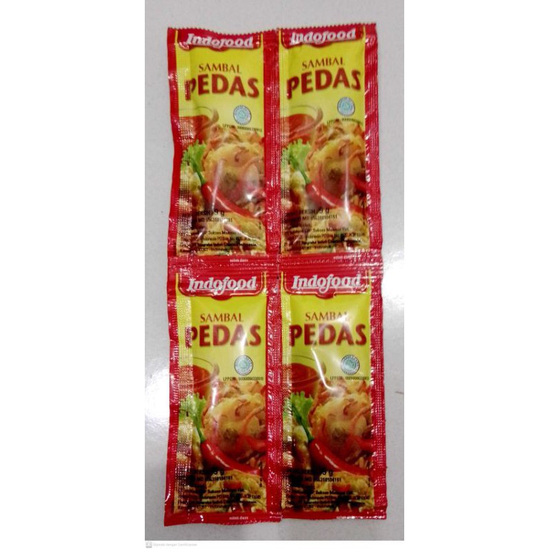 

saos sambal pedas Indofood renceng
