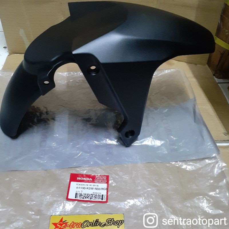 spakbor slebor depan front fender honda adv hitam doff dop original hgp 61100k0wn00mgb