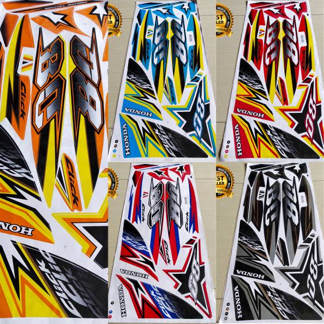 Jual striping honda vario 110 cw karbu 2007 2008 2009 2010 2011 2012